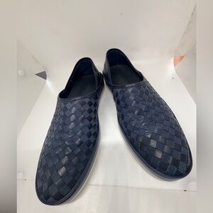 Giamperonicola Blue Leather Shoes